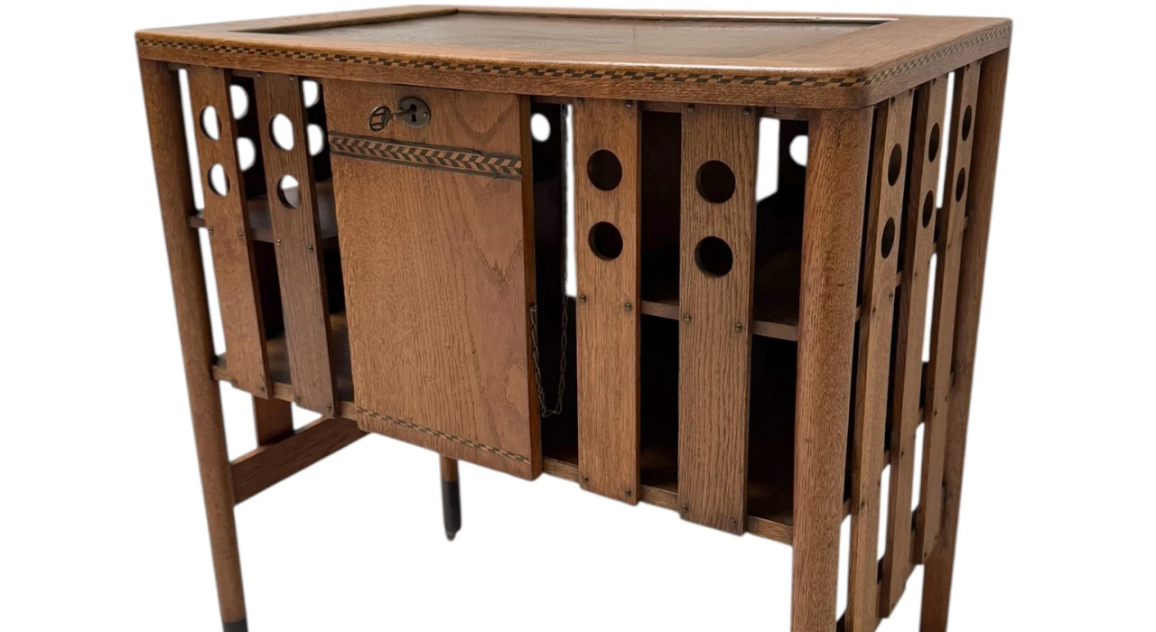 Vienna Secession Cabinet with Small Door, 1900s